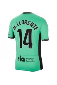 Fotbalové Dres Atletico Madrid Marcos Llorente #14 Třetí Oblečení 2023-24 Krátký Rukáv